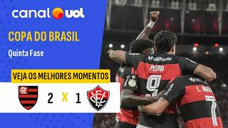 MELHORES MOMENTOS | FLAMENGO 2 x 1 VITÓRIA | QUINTA FASE COPA DO BRASIL 2026