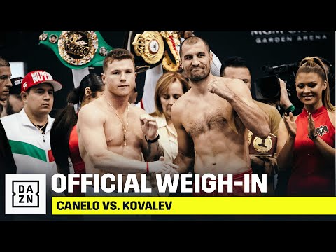 Canelo Alvarez vs. Sergey Kovalev Weigh-In Live Stream