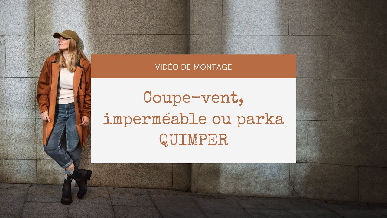 Patron parka et imperméable QUIMPER - Calissone