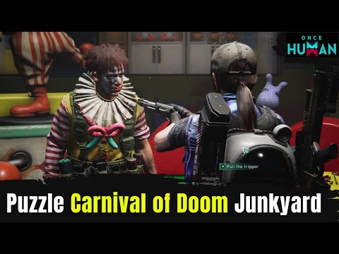 Once Human Carnival of Doom Win the game against Chuckles Puzzle Broken Delta