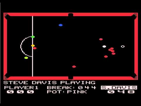 Steve Davis World Snooker Atari