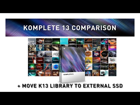 KOMPLETE 13 COMPARISON + Move your catalog to external SSD Drive