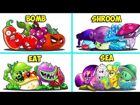 Random 20 Team OLD & New Plants Battlez - Who Will WIn? - Pvz 2 Team Plant Vs Team Plant
