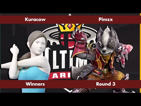 Ultima Arena 16 : Winners Round 3 : Kuracow (Wii fit Trainer) Vs Pimzx (Wolf)