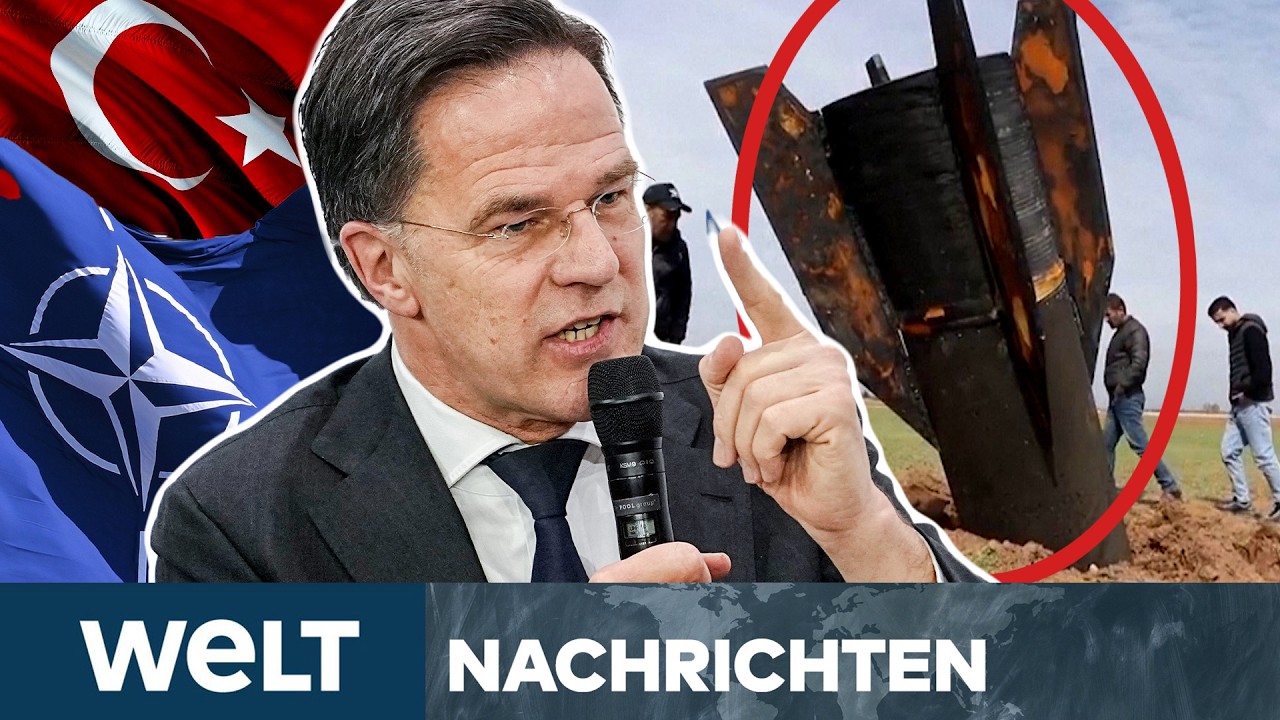 ANGRIFF AUF TÜRKEI: Iran beschießt NATO-Gebiet mit ballistischer Rakete! NATO alarmiert | STREAM