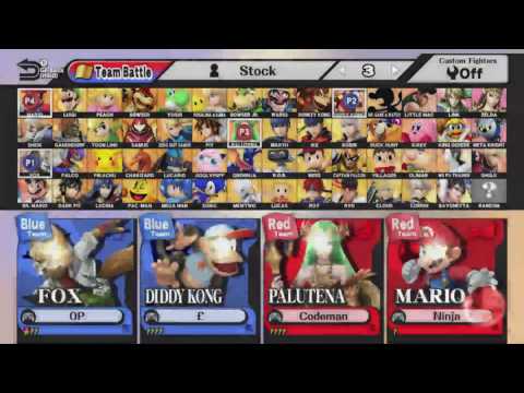 Smash Valley IV Wii U Doubles - Logic + Tension (Blue) vs Ninja + Codeman (Red) - Loser's Finals