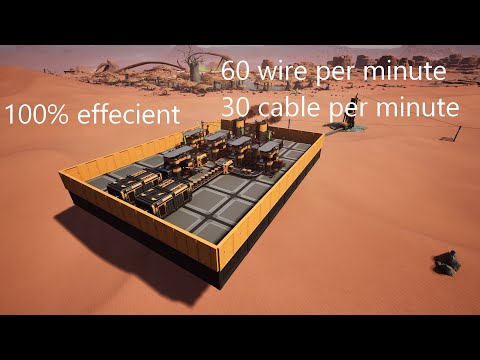 Simple copper layout | Satisfactory tutorial