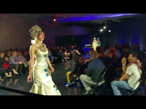 Couture Fashion show, russian collection.