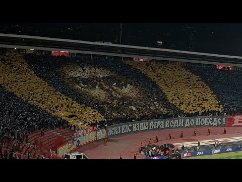 Koreografija Delija na utakmici: Crvena zvezda - Lil (26.02.2026.)