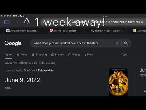 9 days away from Jurassic World Dominion!