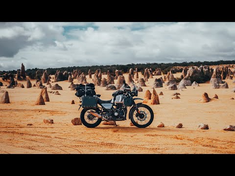 Riding across Australia, heading up the west coast, solo motorcycle camping adventure S2 Episode 14.