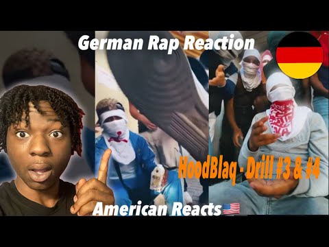 American Reacts to German Drill! Hoodblaq Drill #3 & #4