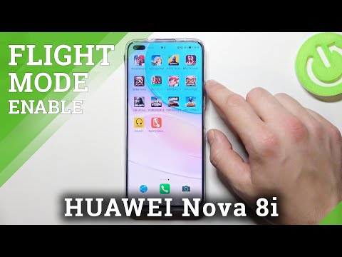 How to Turn On / Off Airplane Mode in HUAWEI Nova 8i – Flight Mode