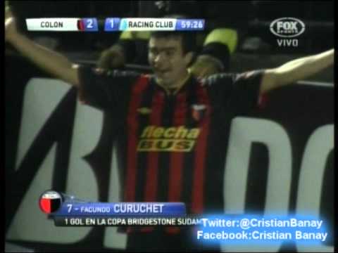 Colon 3 Racing 1 Copa Sudamericana 2012 Los goles (23/8/2012)