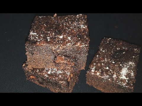 Easy fudge brownies recipe without oven by rahima's kitchen