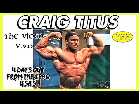 Craig Titus 4 Days Out From The 1996 NPC USA’s