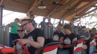 preview picture of video 'Roller Coaster Race - Six Flags St. Louis #419'