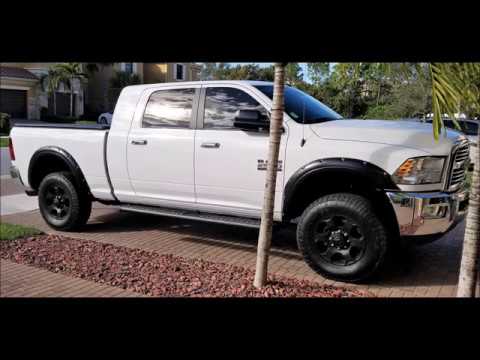 Rough Country fender flares install on Ram 2500
