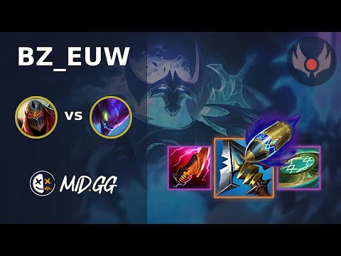 MID.GG: [ BZ_EUW ] Zed JUNGLE vs Kha'Zix | EUW GRANDMASTER | LOL Season 2026