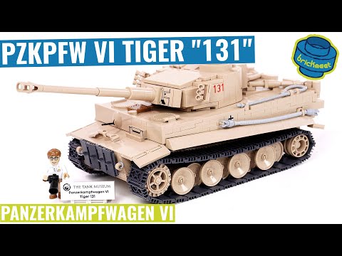 New Tiger 131 PzKpfw VI - Bigger & more detailed - COBI 2556 (Speed Build Review)