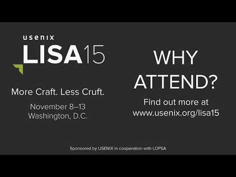 Why Attend LISA15