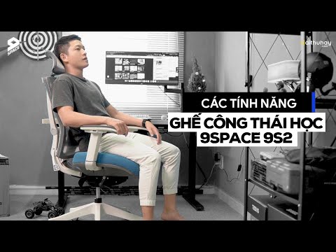 9SPACE - Ghế công thái học Ergonomic Chair 9S2 (phiên bản nâng cấp)