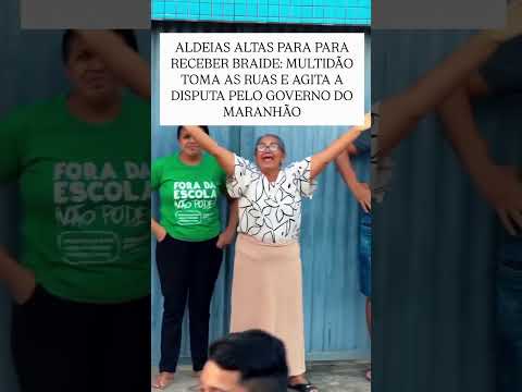 ALDEIAS ALTAS PARA PARA RECEBER BRAIDE: MULTIDÃO TOMA AS RUAS E AGITA A DISPUTA PELO GOVERNO DO MA