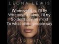 Leona Lewis-Whatever it Takes w/lyrics