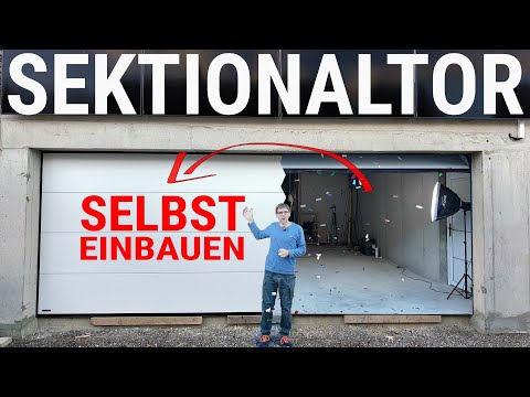 6m wide #sectional door installed by PortaTec or Krispol.