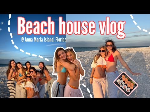 FRIEND GROUP TAKES ON ANNA MARIA- Lily Phillips beach vlog