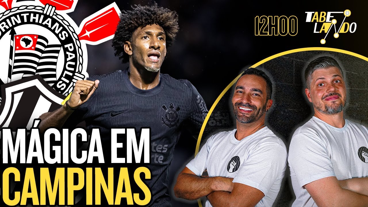 CORINTHIANS VENCE SOB FORTE CHUVA COM GOLAÇO DE TALLES MAGNO