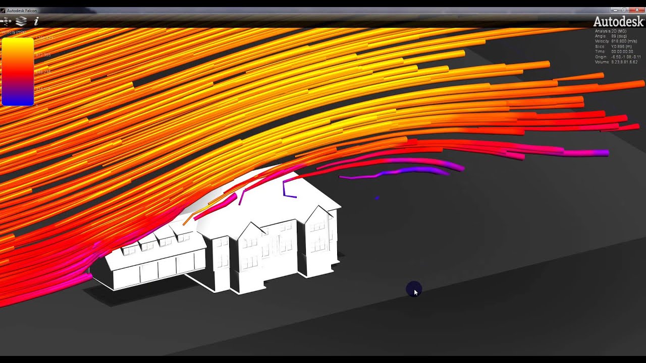 Autodesk Falcon Wind Simulation Study