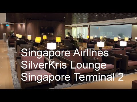 Terminal 2 Silver Kris Lounge da Singapore Airlines Classe Executiva - vídeo 4K
