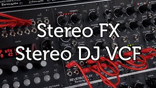 Video thumbnail for Erica Synths Stereo FX & Stereo DJ VCF sound demo by Erica Synths