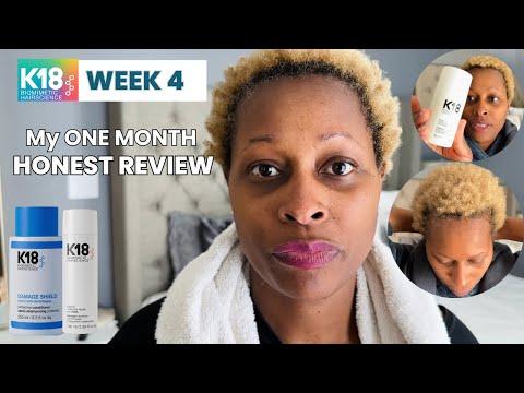Is K18 Treatment for Type 4 Hair⁉️My HONEST one MONTH review (2025)!#k18results