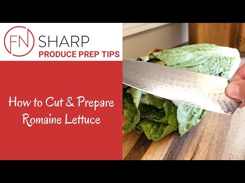 How to Cut, Chop & Prepare Romaine | F.N. Sharp How-to Recipe Videos
