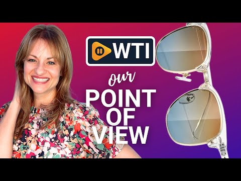 AEVOGUE Polarized Sunglasses For Women And Men Semi Rimless Frame Retro Sun Glasses AE0369 P11-clear Frame Brown Blue Lens - WTI product video review