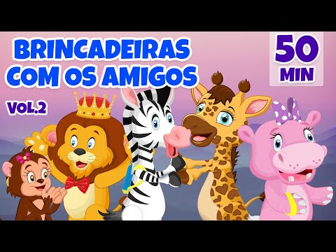 Brincadeiras com os Amigos Vol.2 - Giramille 50 min | Desenho Animado Musical