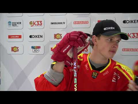 16.02.2023 HC Sierre – HC La Chaux-de-Fonds 1-2 après prolongations Yonas Berthoud