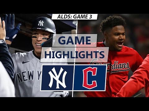 New York Yankees vs. Cleveland Guardians Highlights | ALDS Game 3