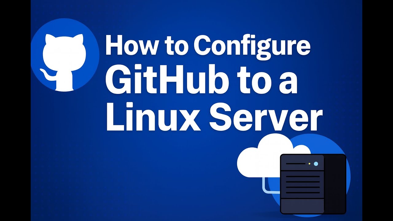 How to configure github to a linux server