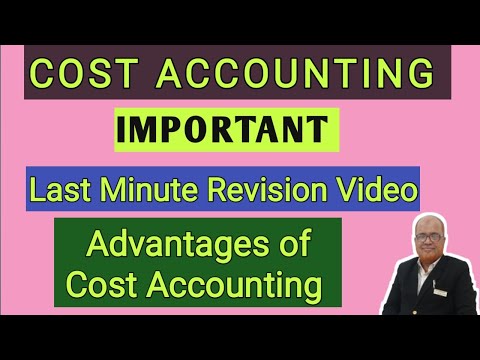 Cost Accounting I Unit and Output Costing I Introduction Theory I Khans Commerce Tutorial I