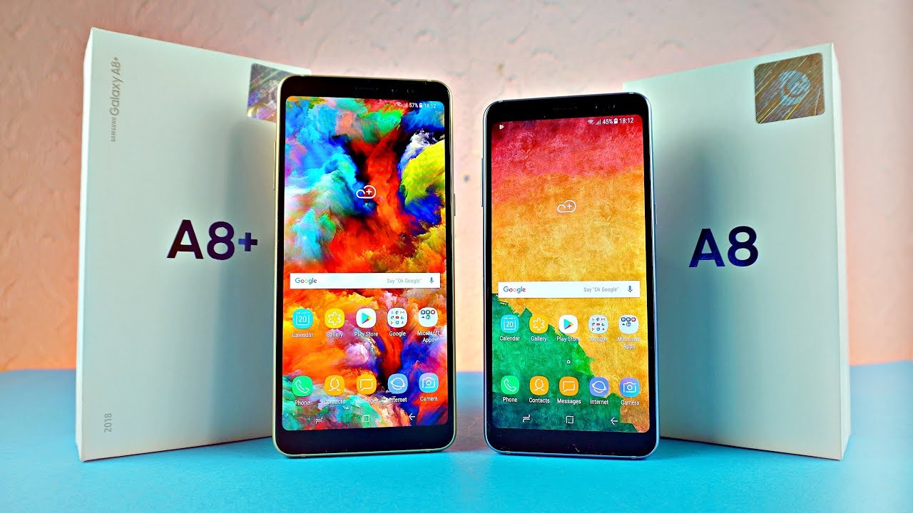 Samsung Galaxy A8 & A8 Plus 2018 - UNBOXING!!!