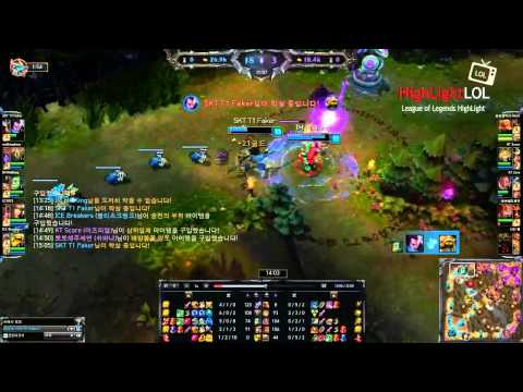 Highlight Faker Top Yasuo VS Shyvana, LOL Korea SoloQ