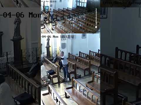 Delincuente le roba a mujer que estaba rezando al interior de parroquia en Concepción