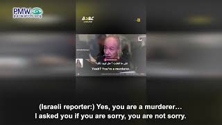 Released terrorist not expressing regret to Israel Channel 13