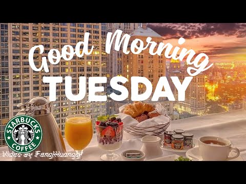 ☕Tuesday Jazz: Saxophone Coffee Break Music - Music for Work, Study and Relax☕relax with starbuck