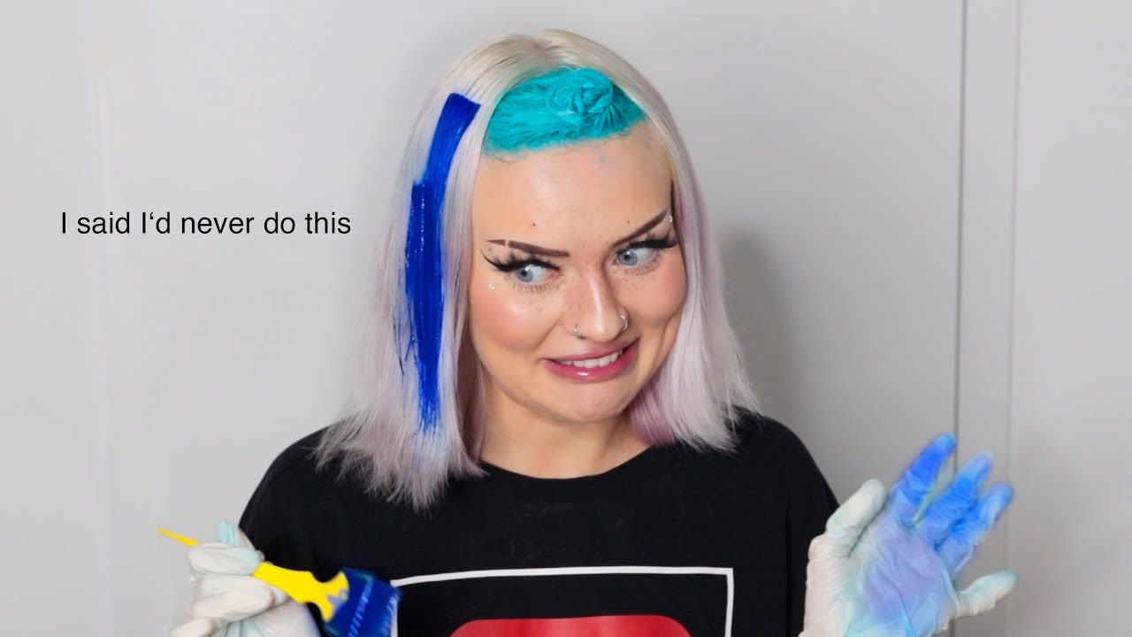 I dyed my hair blue again and I already regret it