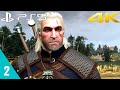 PS5 The Witcher 3 Wild Hunt JENNIFER Walkthrough Part 2 4K 60FPS