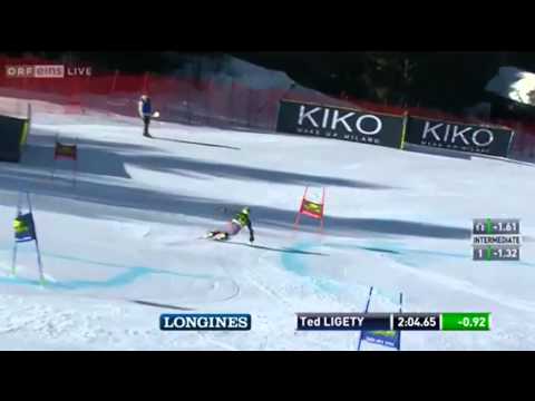 Kranjska Gora 2014 - Riesentorlauf der Herren | Ted Ligetys Siegeslauf(08.03.2014)